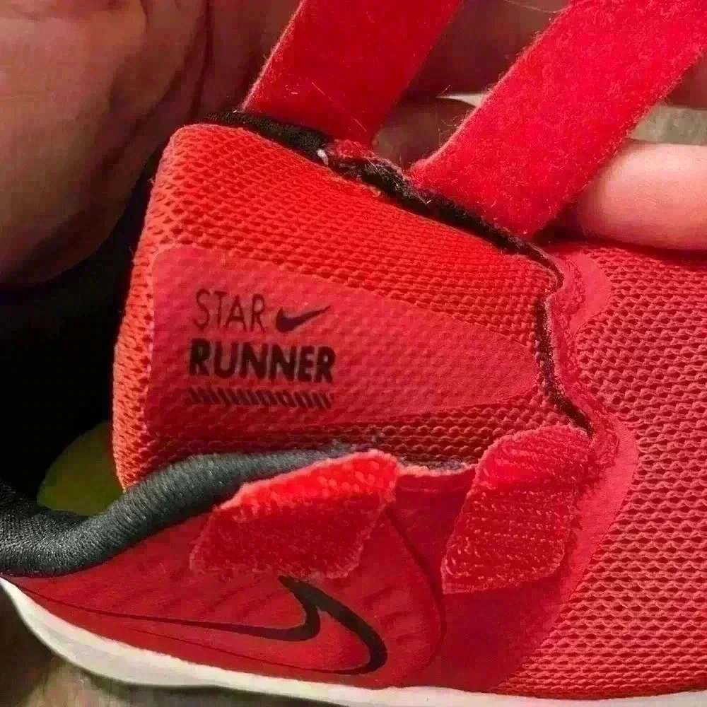 Kids Red Nike Runner Shoes